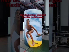 صفحه نمایش پانل های صفحه نمایش LED انعطاف پذیر P1.86 با تازه سازی بالا